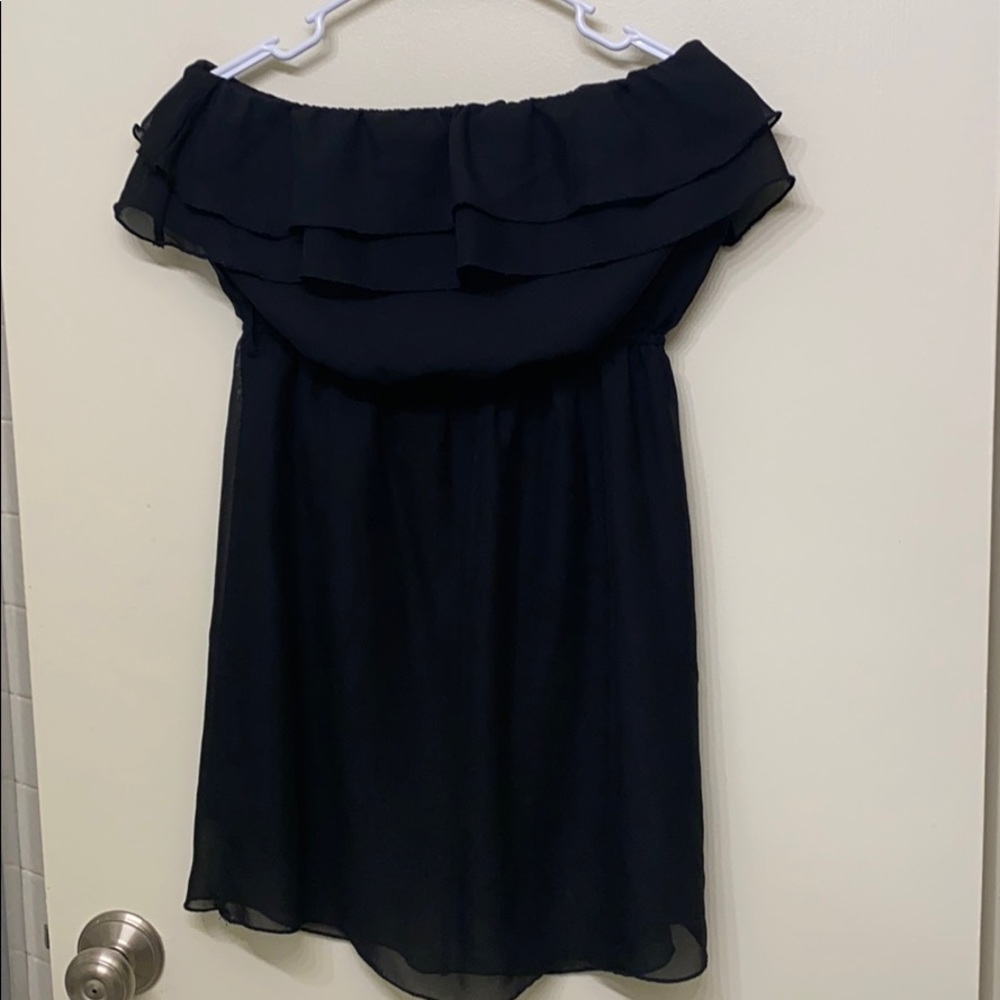 Strapless Black Dress